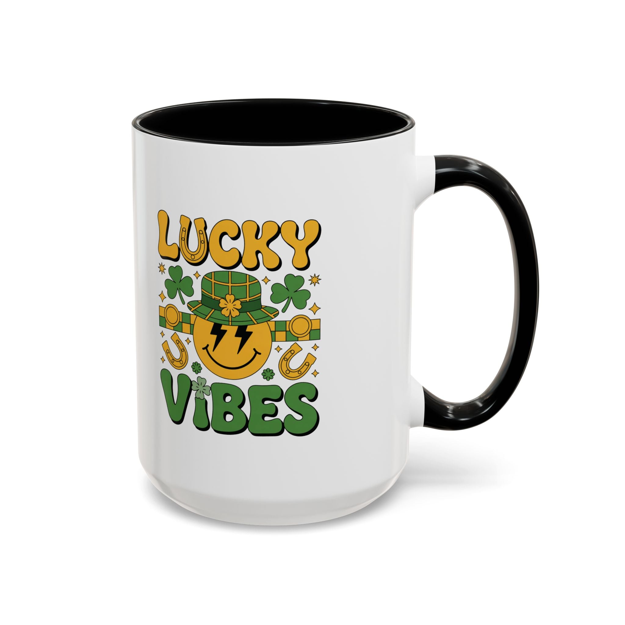 Lucky Shamrock Coffee Mug – St. Patrick’s Day Accent Mug (11/15oz)