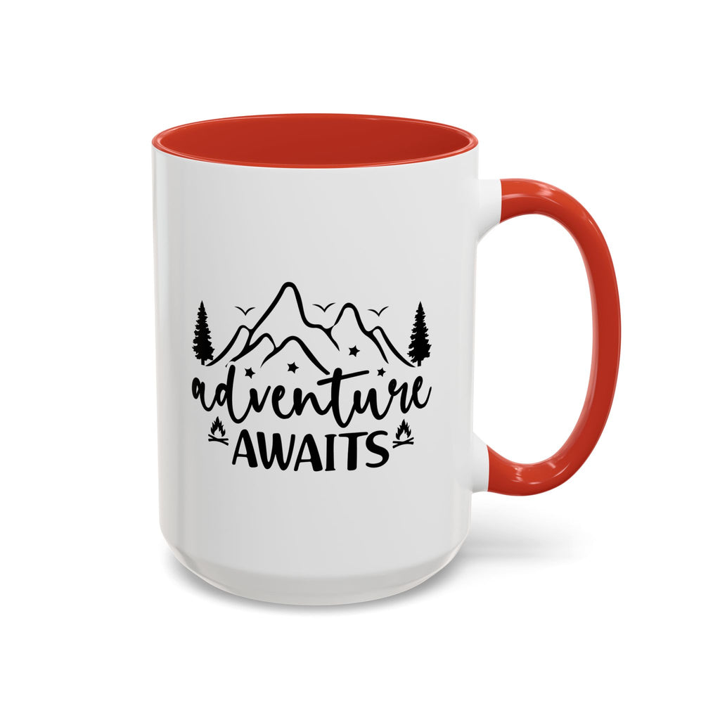 Adventure Awaits Coffee Mug — Mountain Travel 11/15oz Accent Mug
