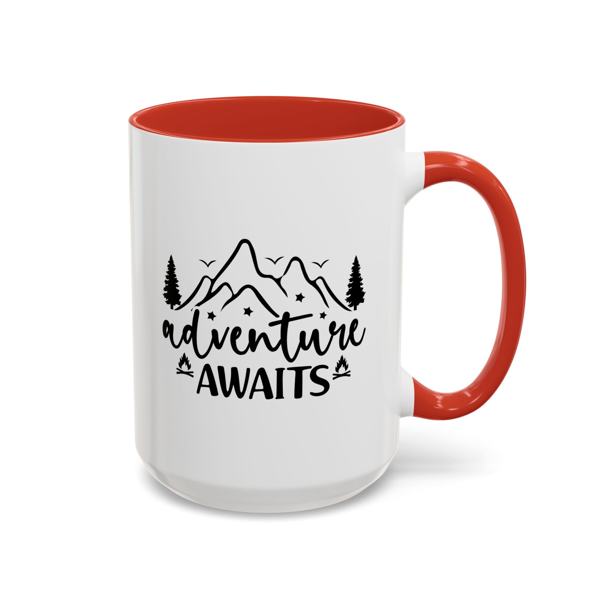 Adventure Awaits Coffee Mug — Mountain Travel 11/15oz Accent Mug