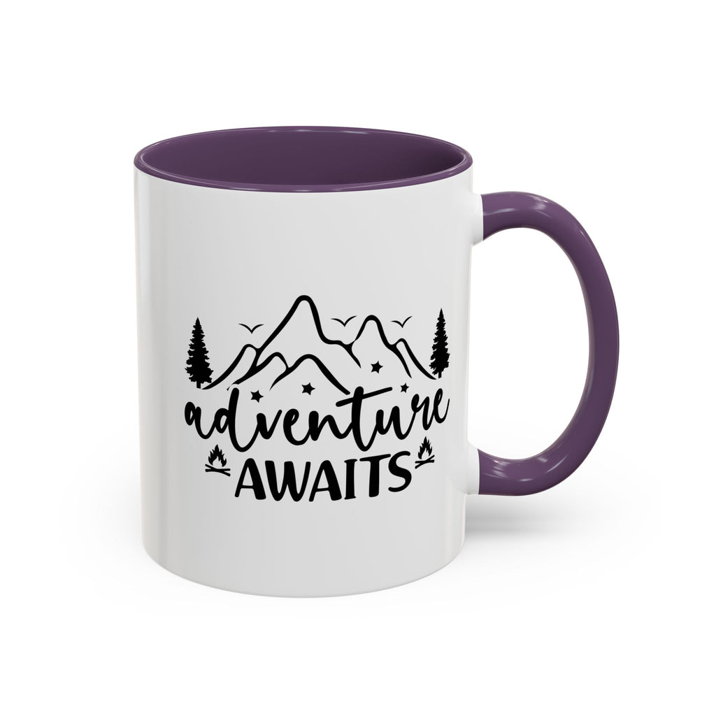 Adventure Awaits Coffee Mug — Mountain Travel 11/15oz Accent Mug