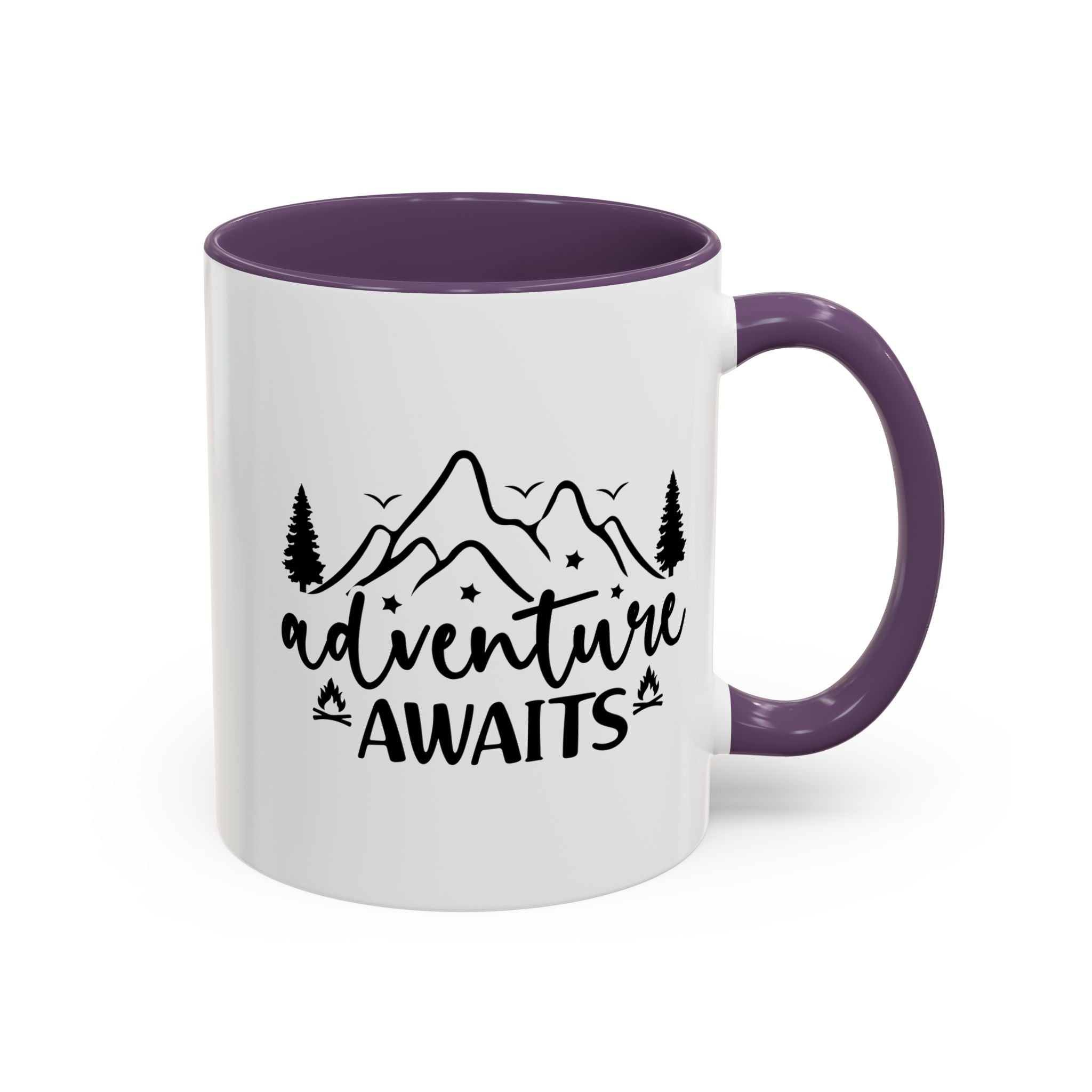Adventure Awaits Coffee Mug — Mountain Travel 11/15oz Accent Mug