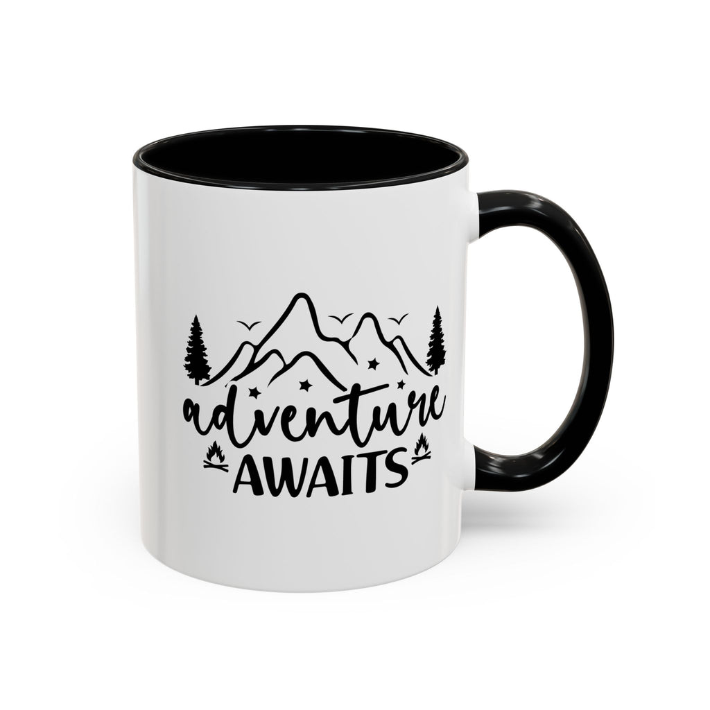 Adventure Awaits Coffee Mug — Mountain Travel 11/15oz Accent Mug