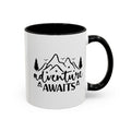 Adventure Awaits Coffee Mug — Mountain Travel 11/15oz Accent Mug