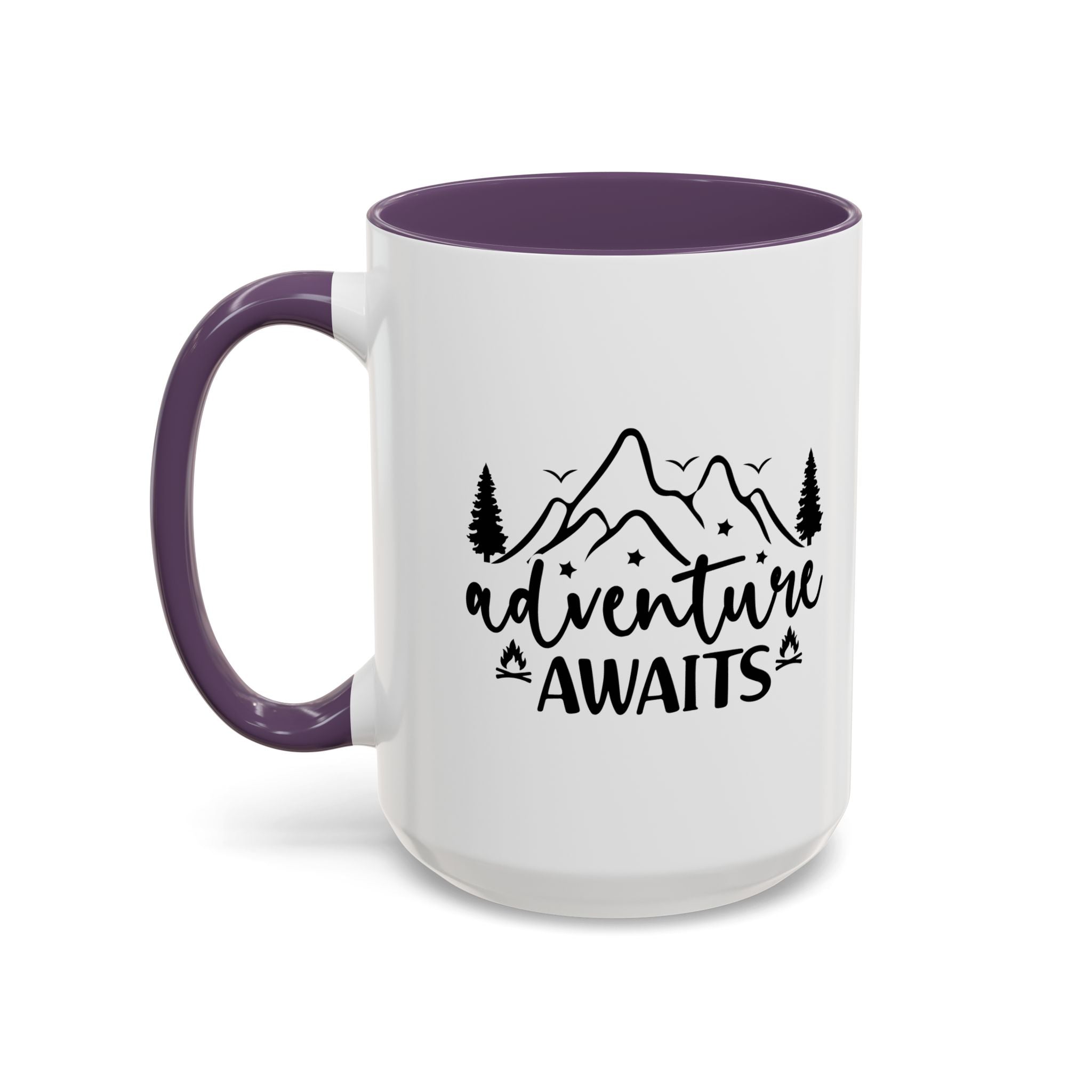 Adventure Awaits Coffee Mug — Mountain Travel 11/15oz Accent Mug
