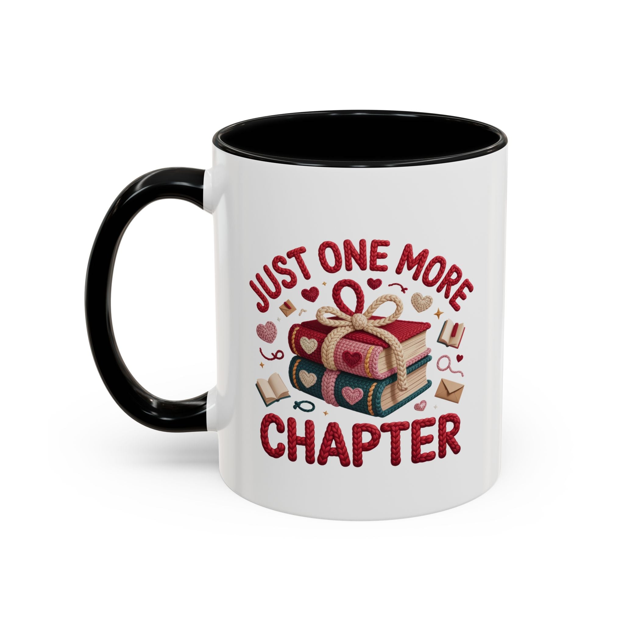 Coffee Lover Accent Mug – "One More Cup Please" Ceramic 11/15oz
