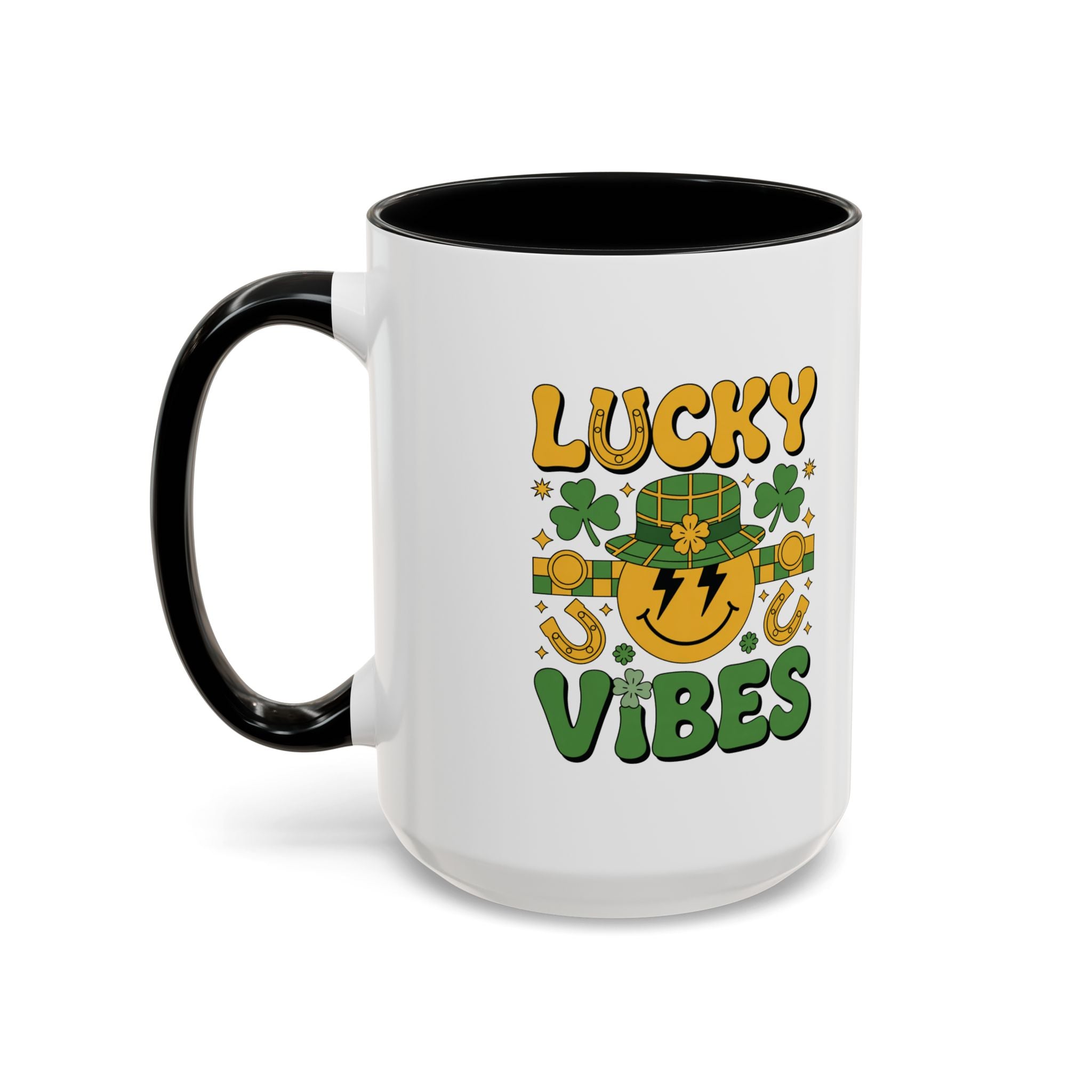 Lucky Shamrock Coffee Mug – St. Patrick’s Day Accent Mug (11/15oz)