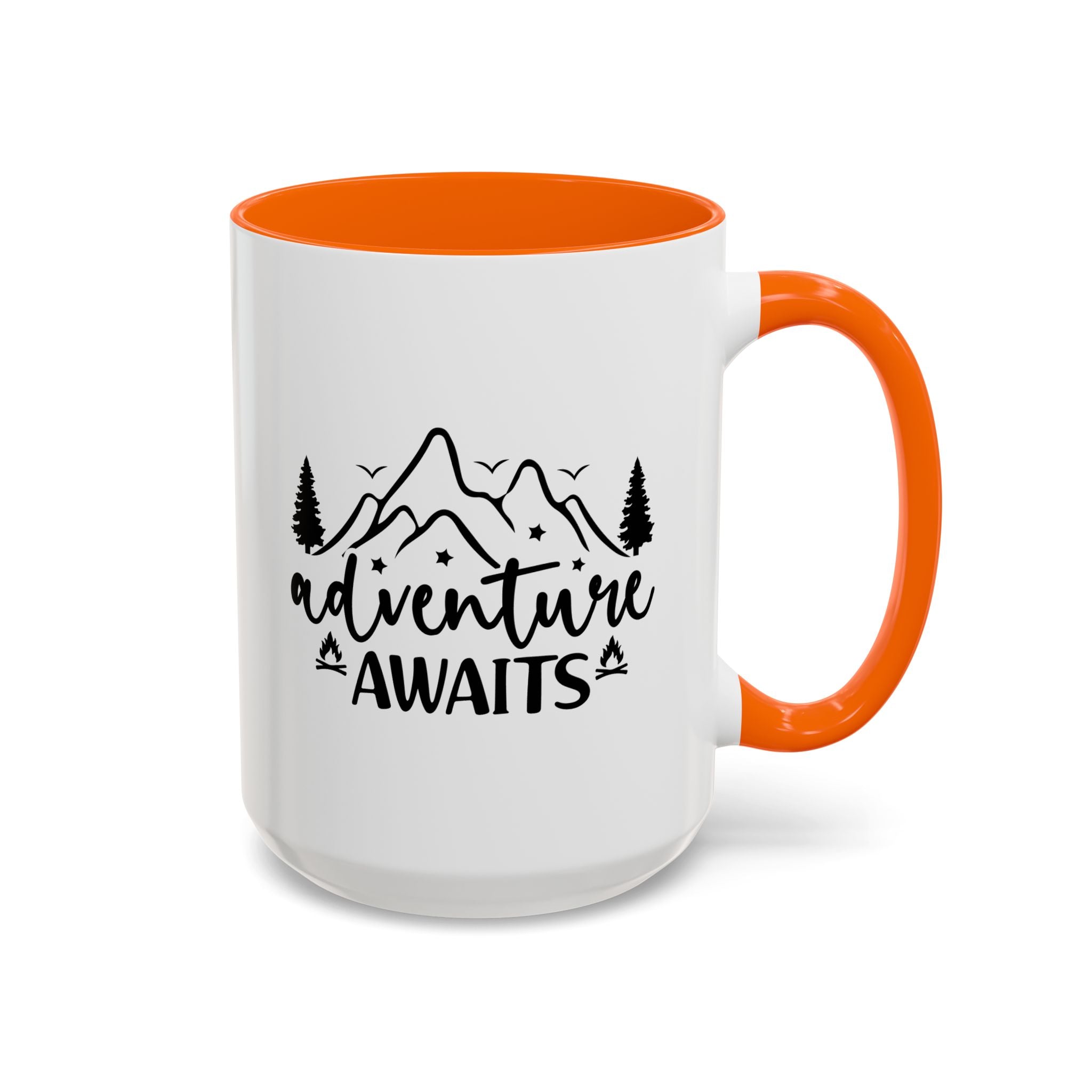 Adventure Awaits Coffee Mug — Mountain Travel 11/15oz Accent Mug
