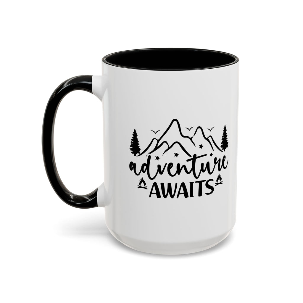 Adventure Awaits Coffee Mug — Mountain Travel 11/15oz Accent Mug