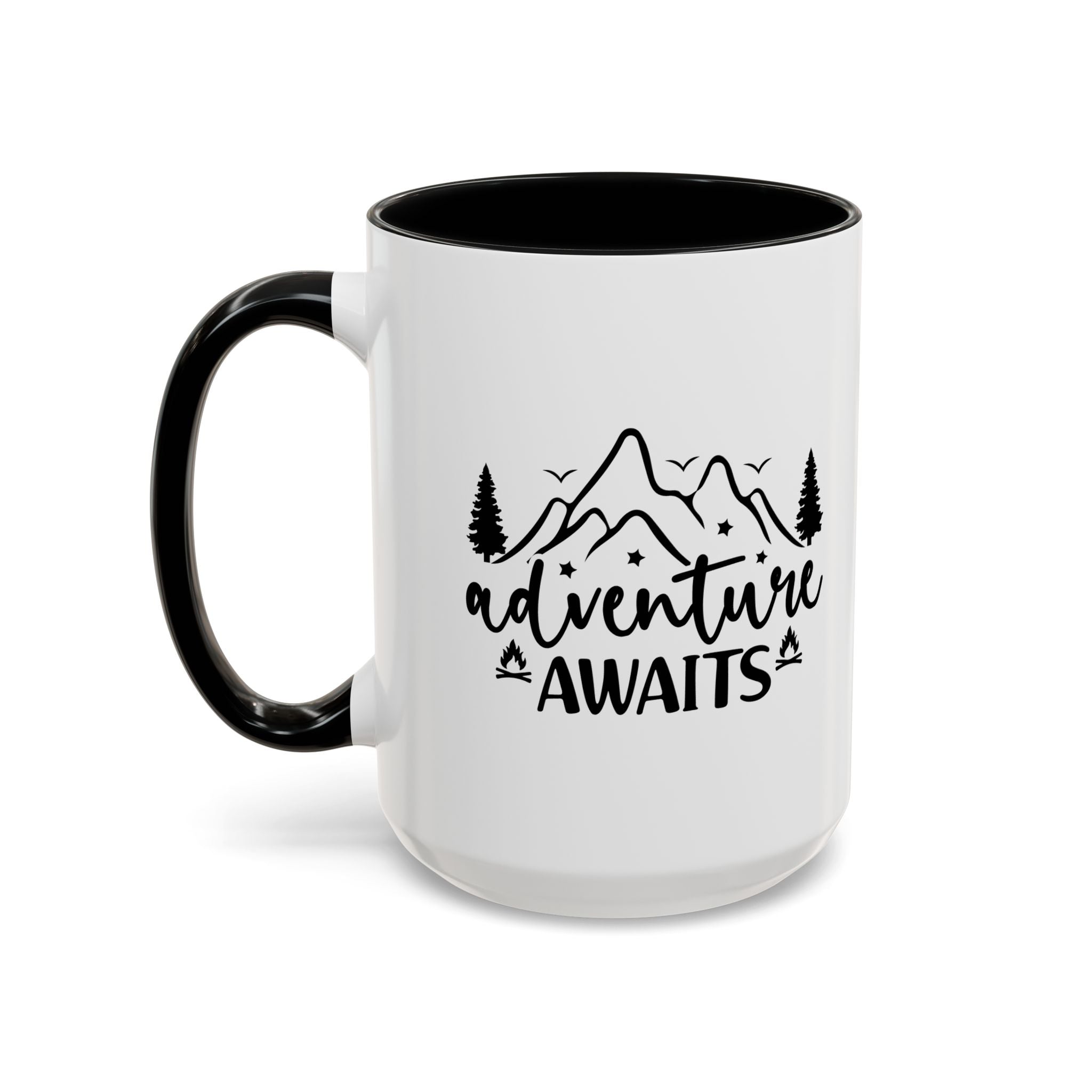 Adventure Awaits Coffee Mug — Mountain Travel 11/15oz Accent Mug