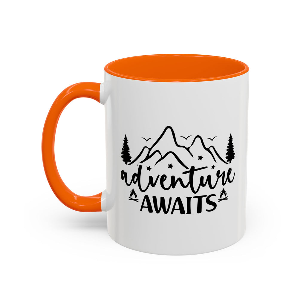 Adventure Awaits Coffee Mug — Mountain Travel 11/15oz Accent Mug