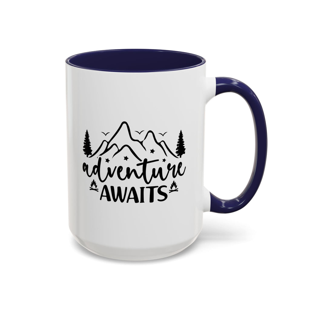 Adventure Awaits Coffee Mug — Mountain Travel 11/15oz Accent Mug