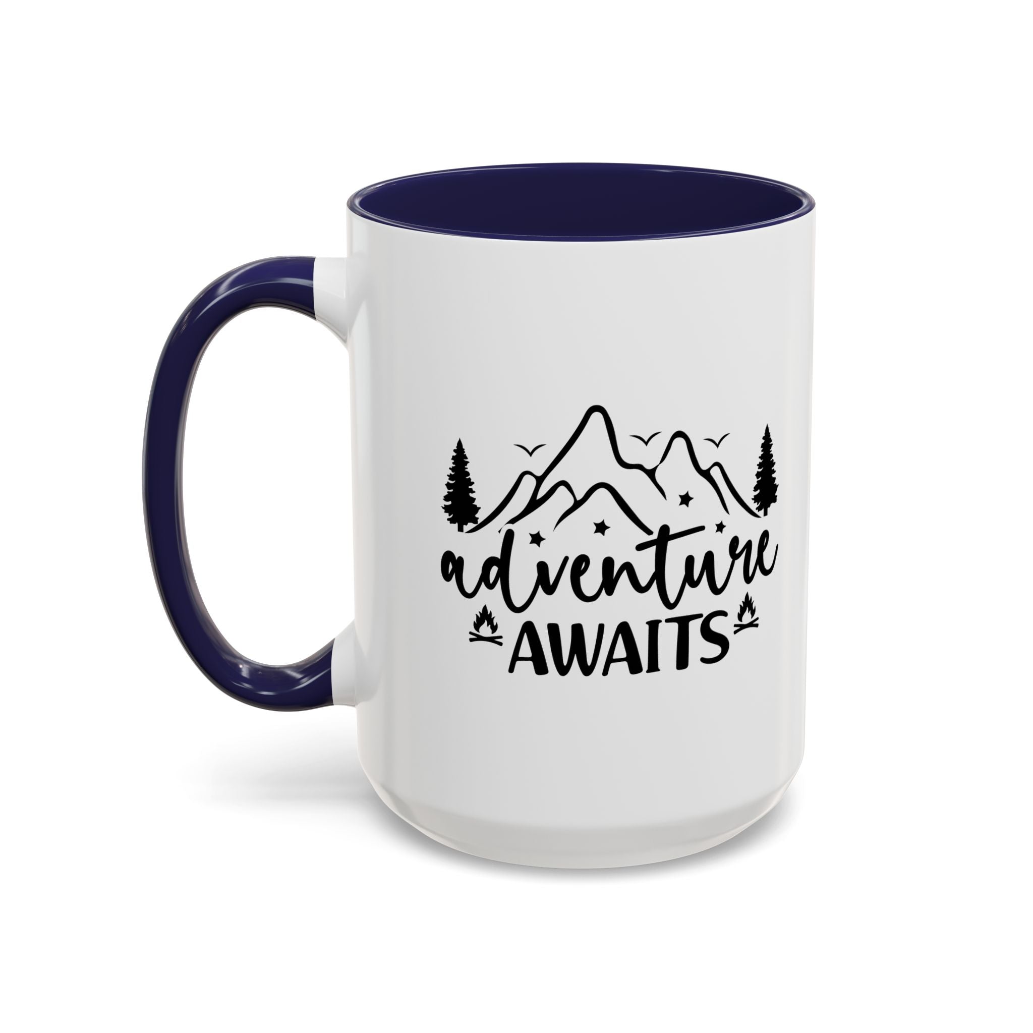 Adventure Awaits Coffee Mug — Mountain Travel 11/15oz Accent Mug