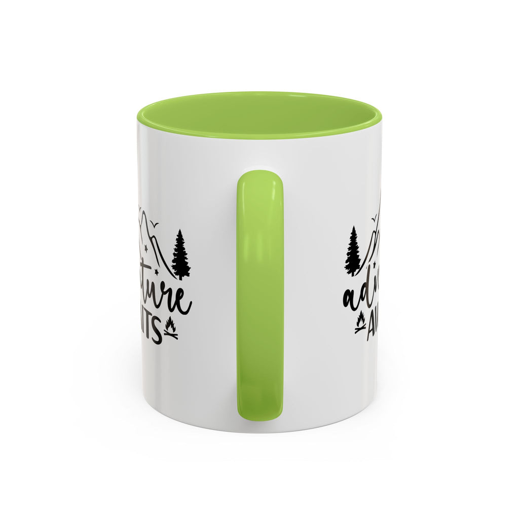 Adventure Awaits Coffee Mug — Mountain Travel 11/15oz Accent Mug