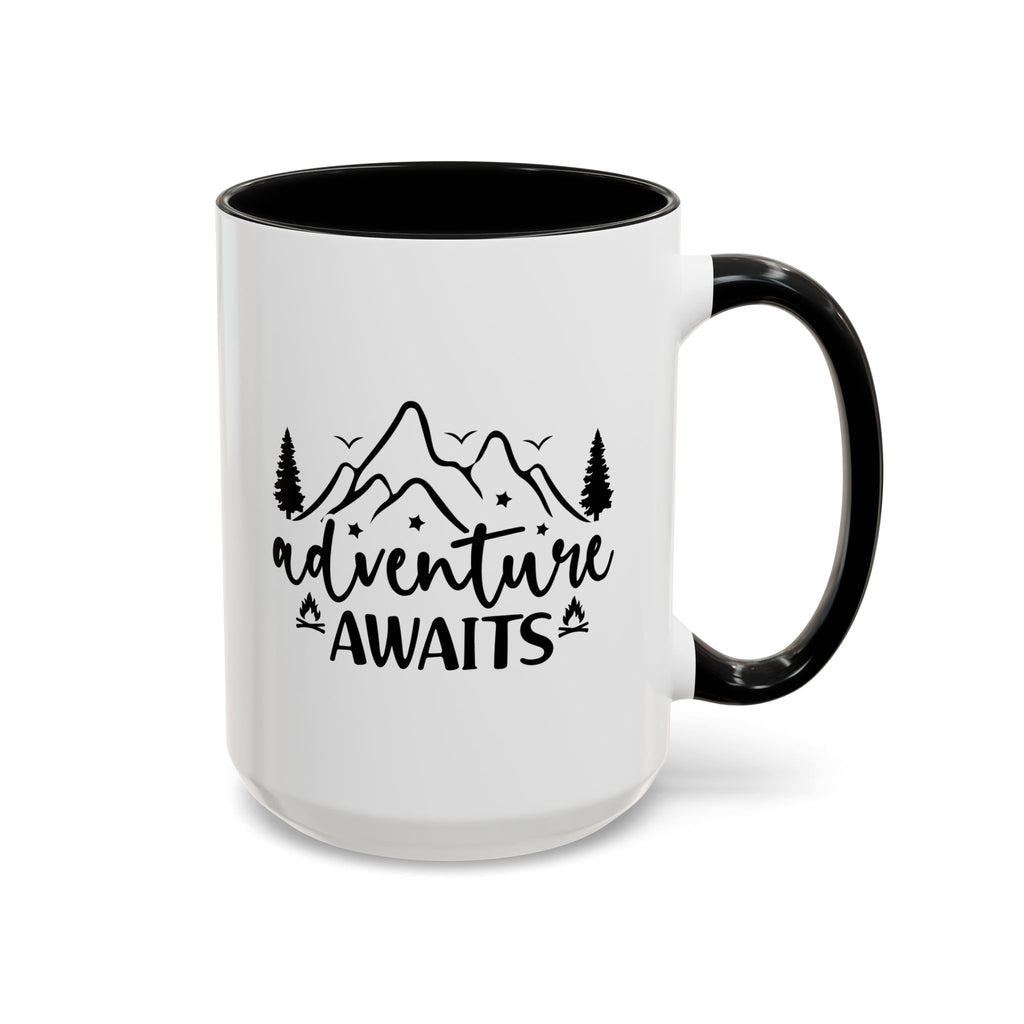 Adventure Awaits Coffee Mug — Mountain Travel 11/15oz Accent Mug