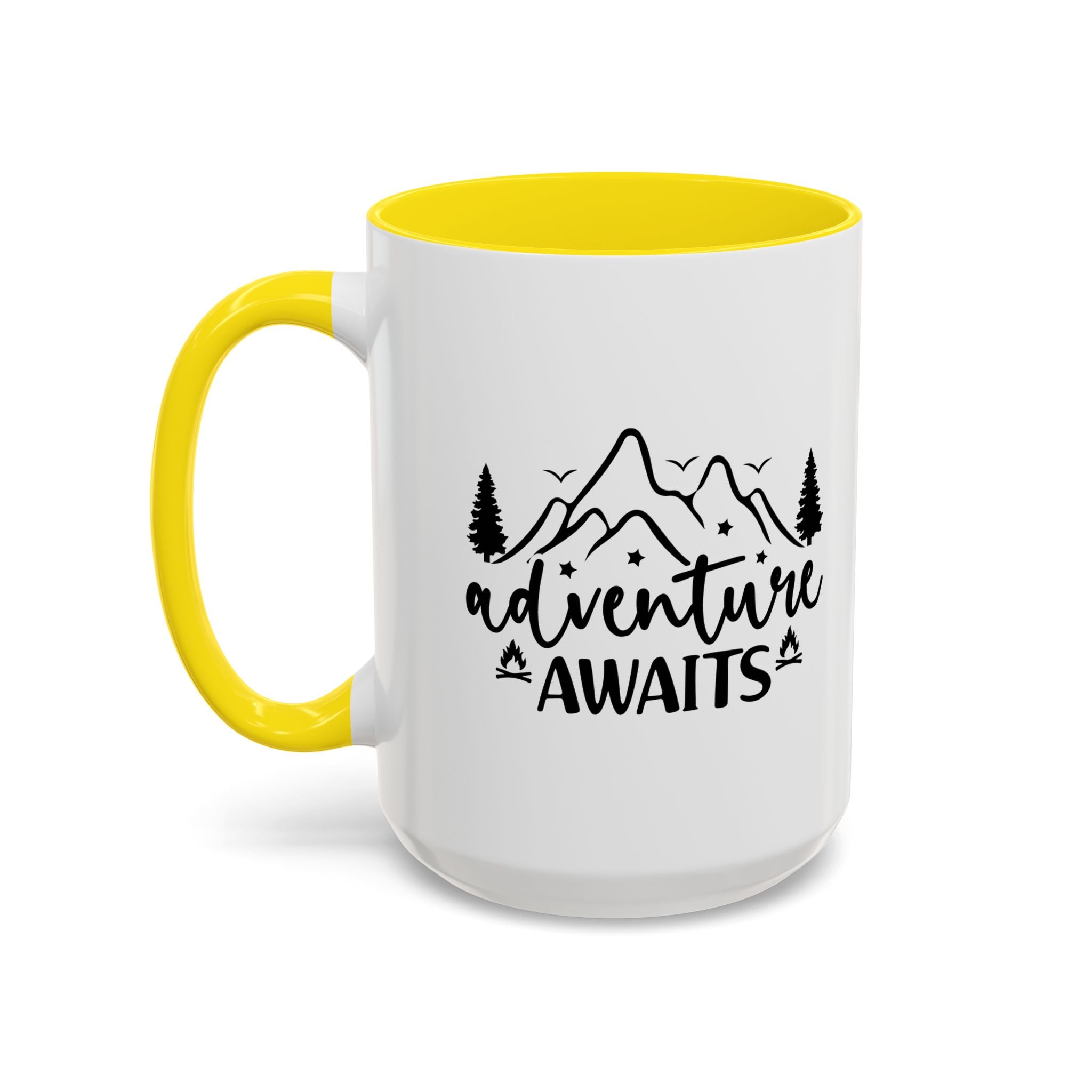 Adventure Awaits Coffee Mug — Mountain Travel 11/15oz Accent Mug