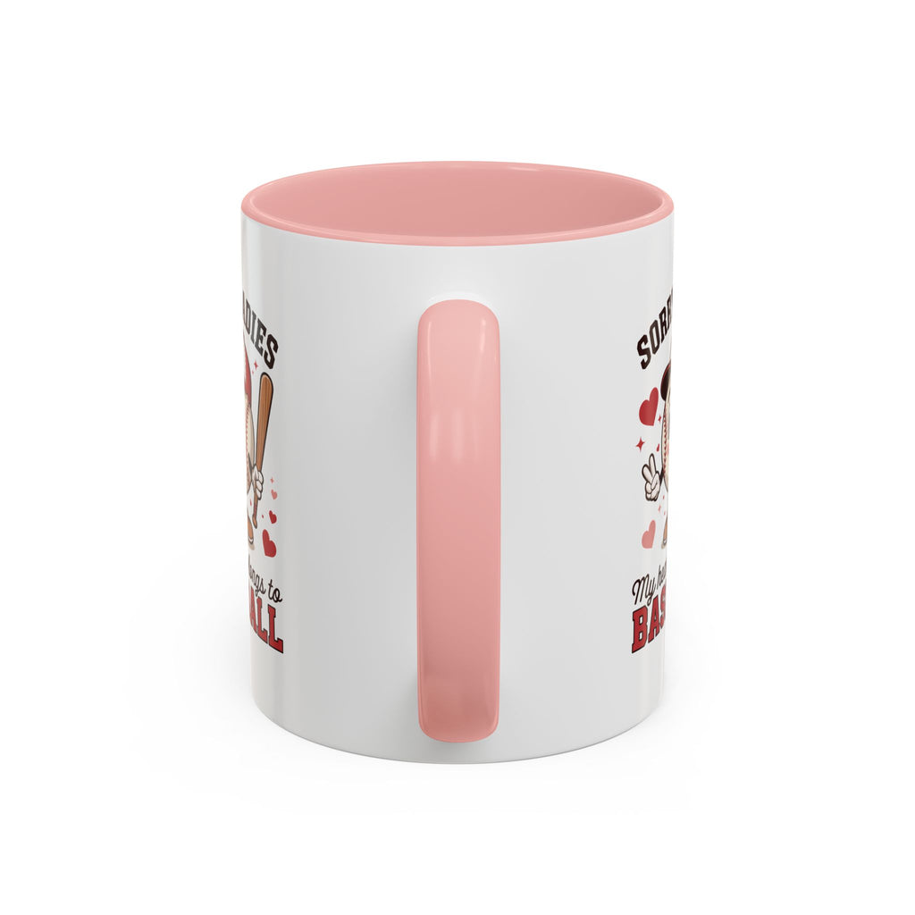 Ceramic coffee mug Baseball Accent Coffee Mug — Ceramic Tea & Coffee Cup (11/15 oz)