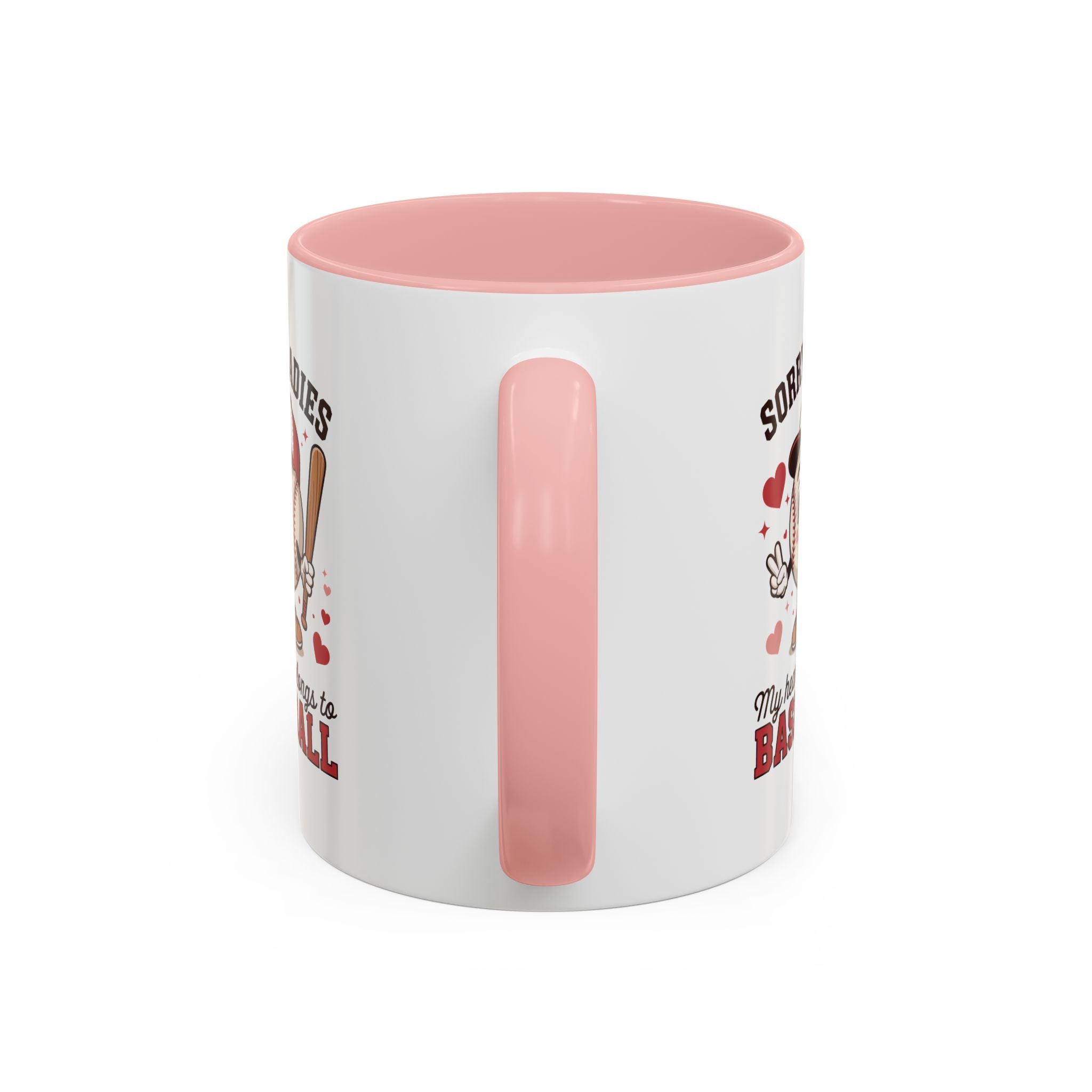 Ceramic coffee mug Baseball Accent Coffee Mug — Ceramic Tea & Coffee Cup (11/15 oz)