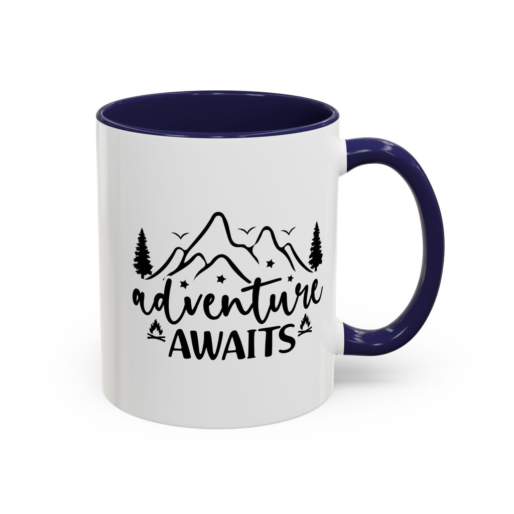 Adventure Awaits Coffee Mug — Mountain Travel 11/15oz Accent Mug