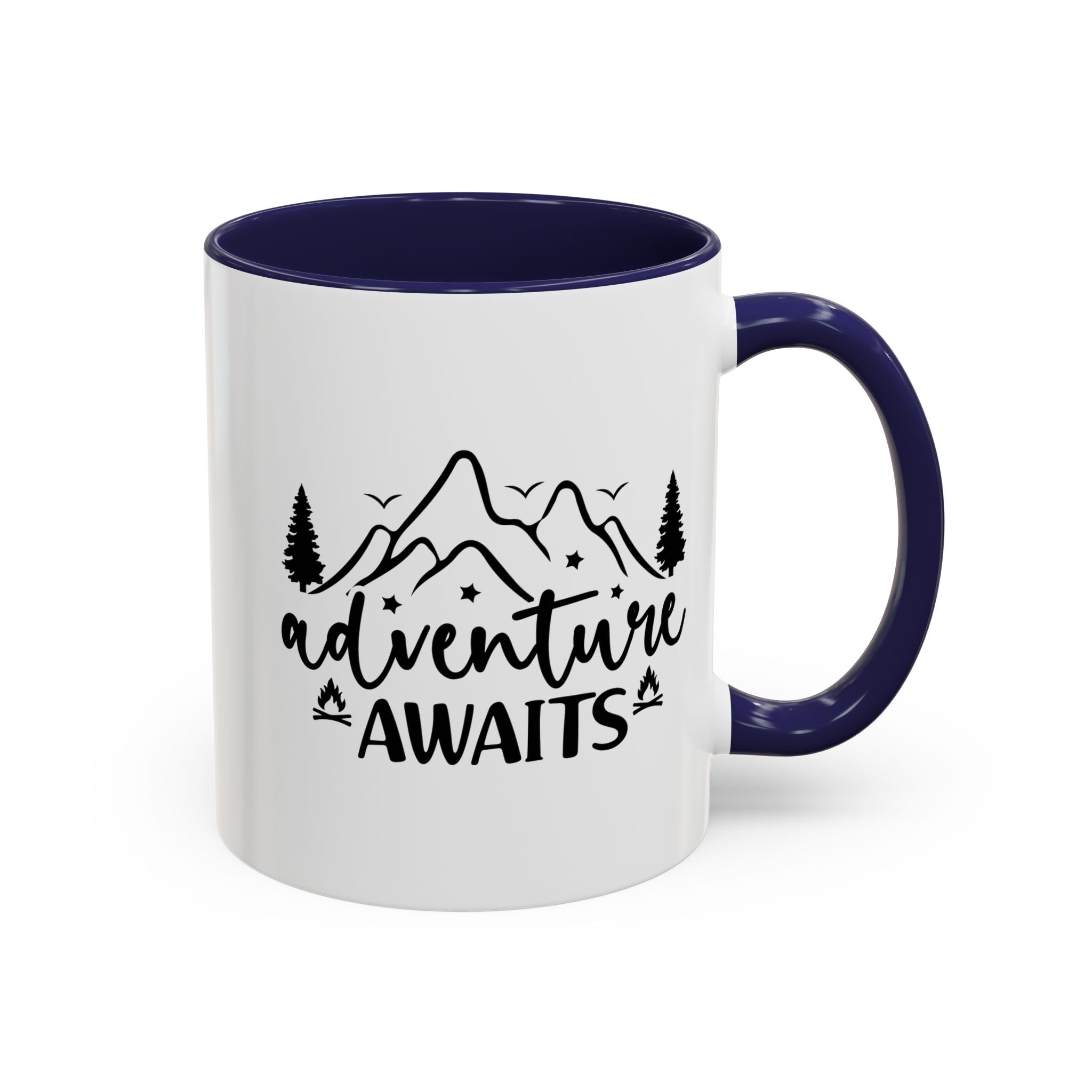 Adventure Awaits Coffee Mug — Mountain Travel 11/15oz Accent Mug