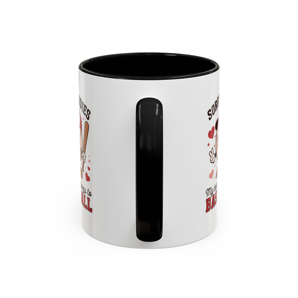 Ceramic coffee mug Baseball Accent Coffee Mug — Ceramic Tea & Coffee Cup (11/15 oz)