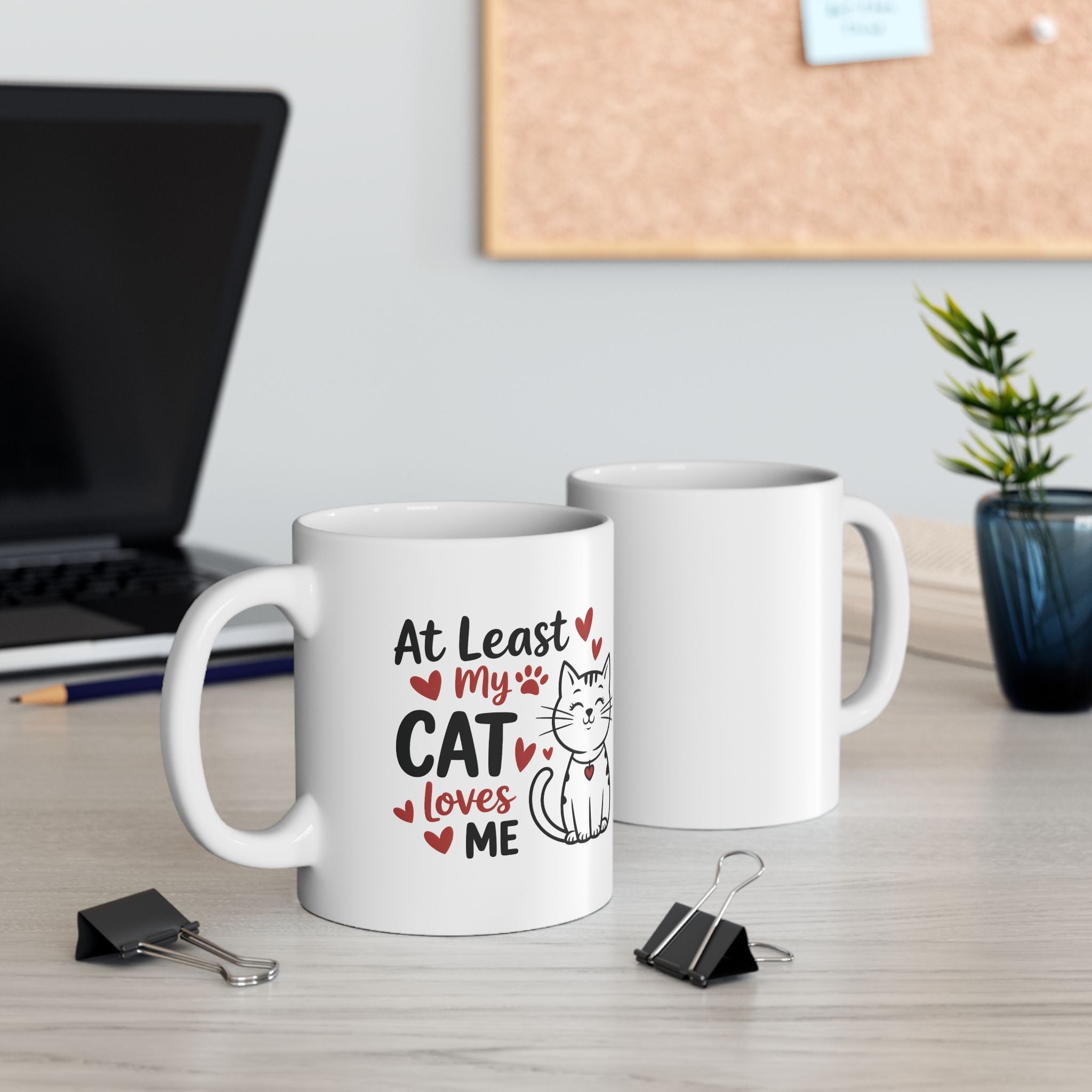 Cat Lover Valentine Ceramic Mug ceramic printed mugs for home and kitchen décor (11oz & 15oz)