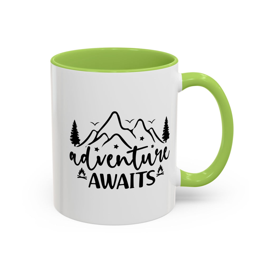 Adventure Awaits Coffee Mug — Mountain Travel 11/15oz Accent Mug