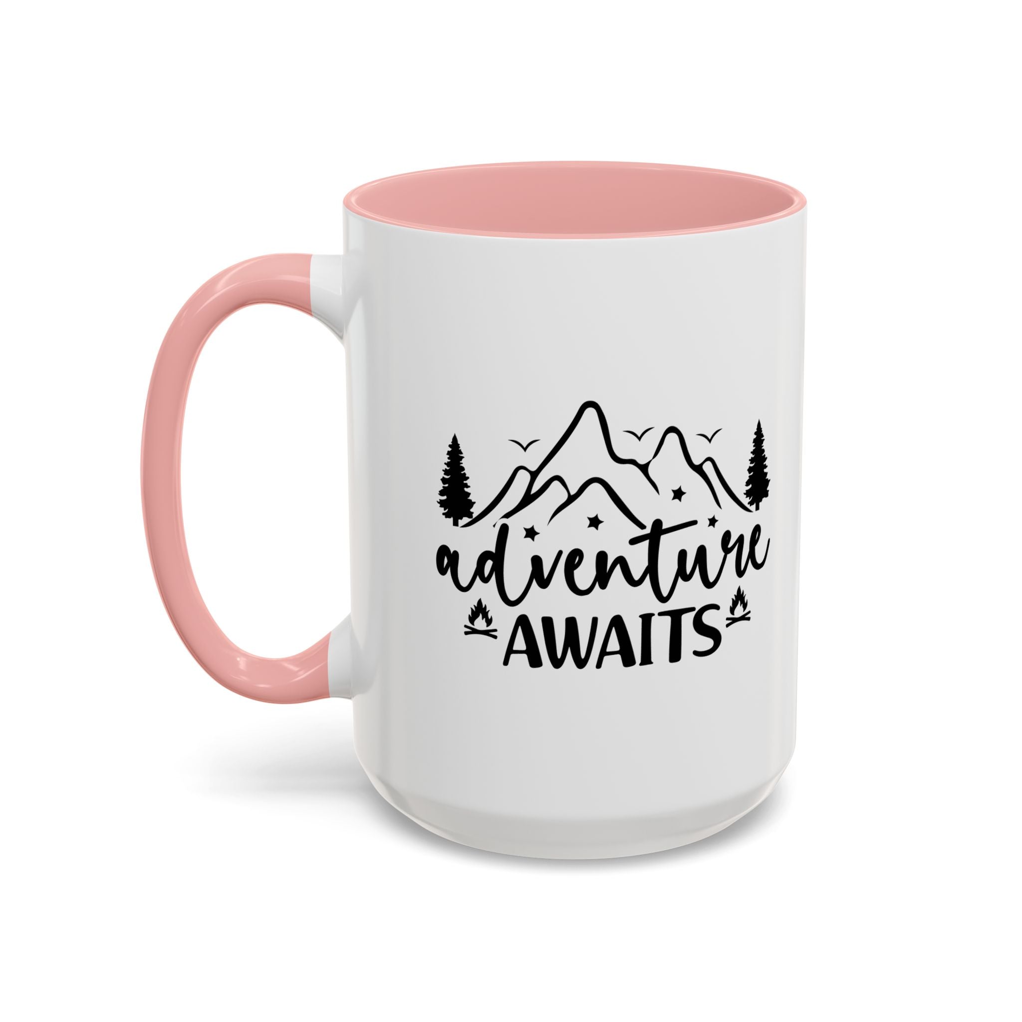Adventure Awaits Coffee Mug — Mountain Travel 11/15oz Accent Mug