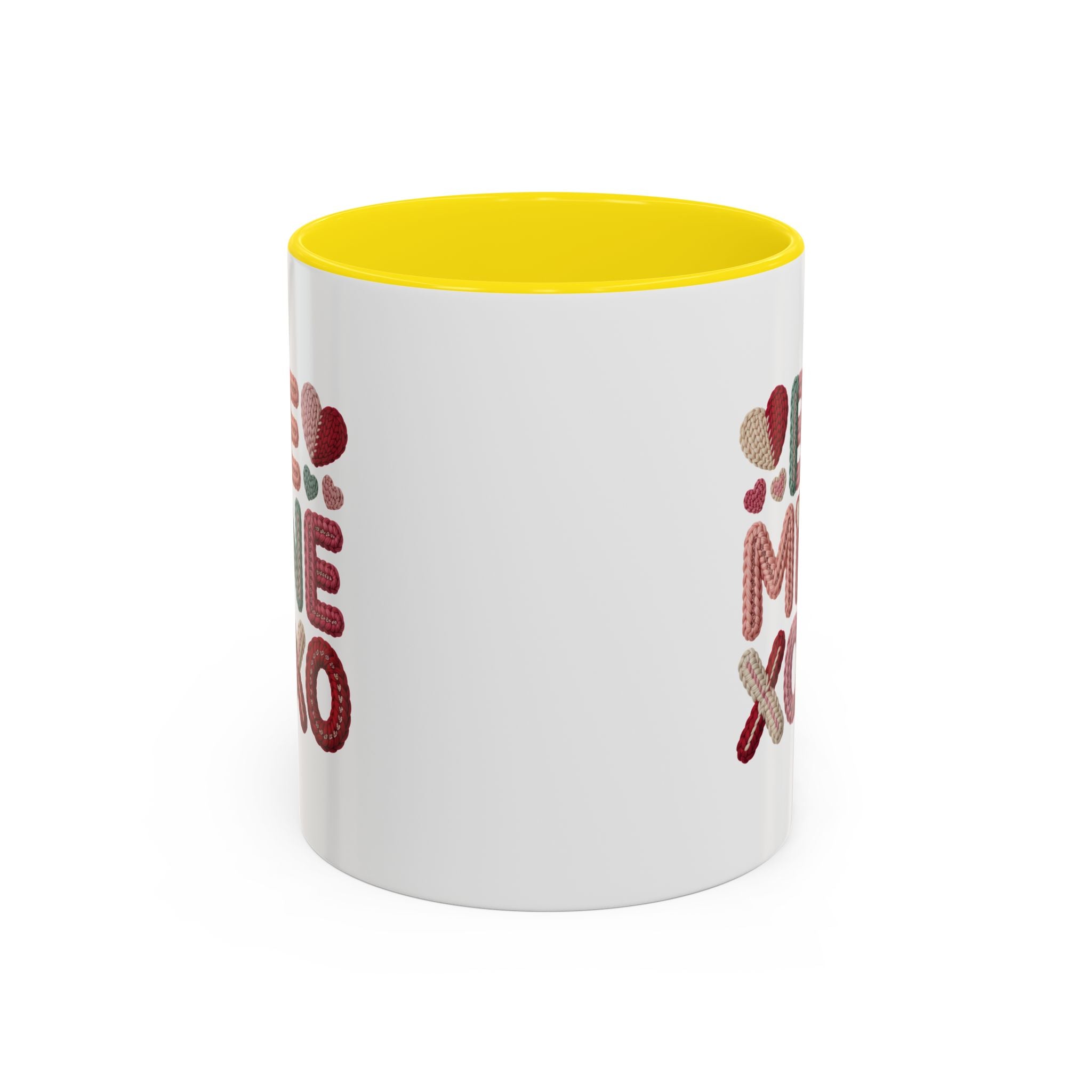 Valentine "Be Mine XOXO" Accent Coffee Mug — 11/15oz Romantic Heart Gift