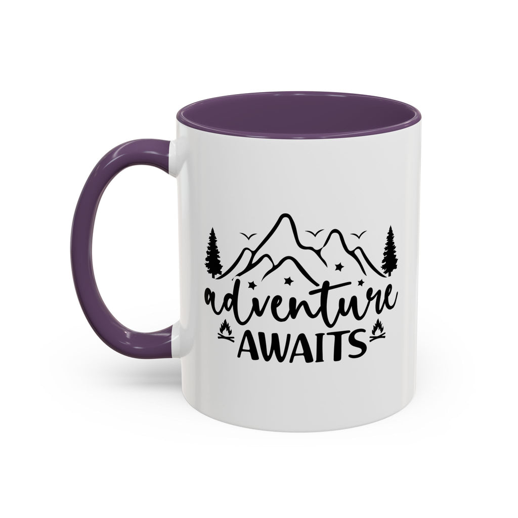 Adventure Awaits Coffee Mug — Mountain Travel 11/15oz Accent Mug