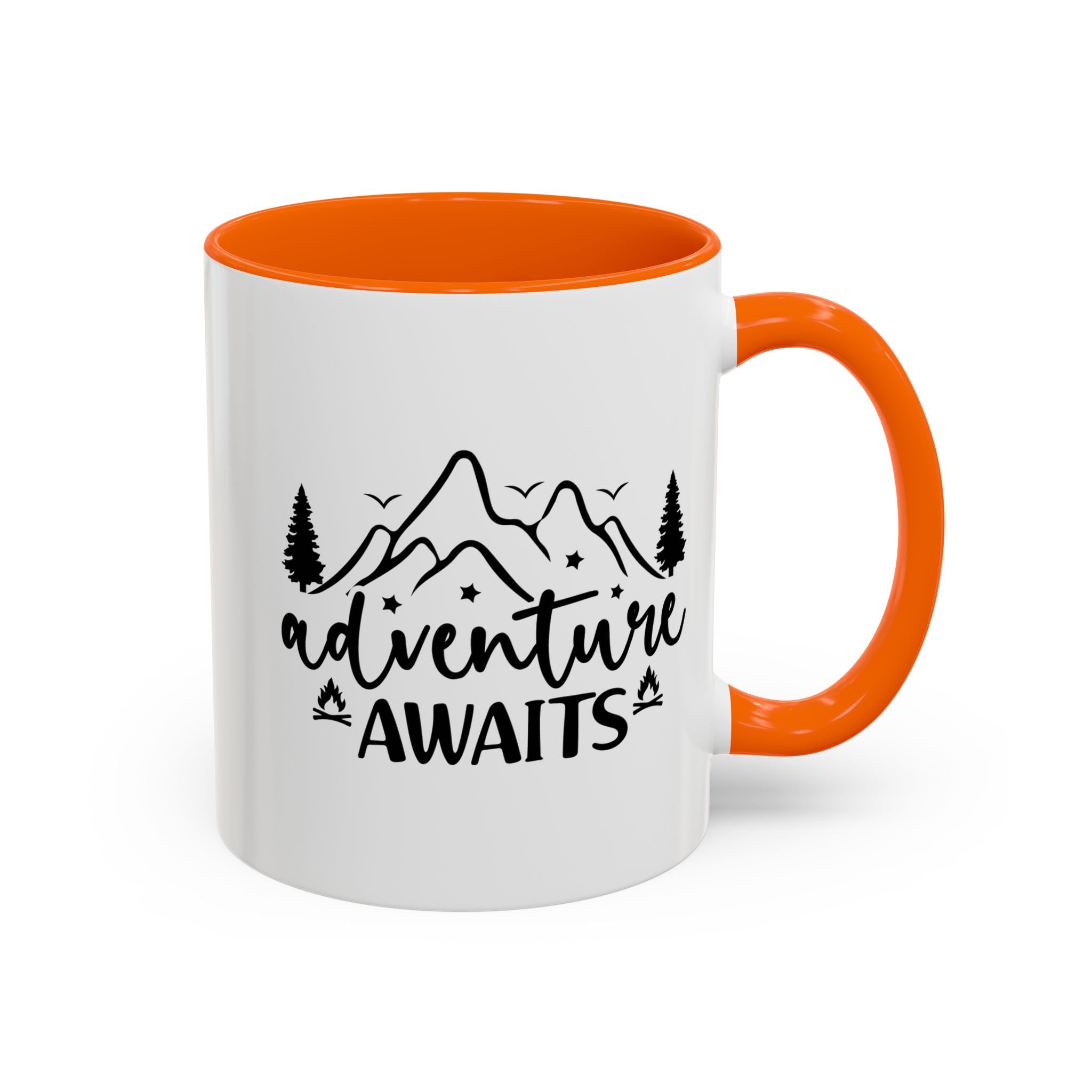 Adventure Awaits Coffee Mug — Mountain Travel 11/15oz Accent Mug