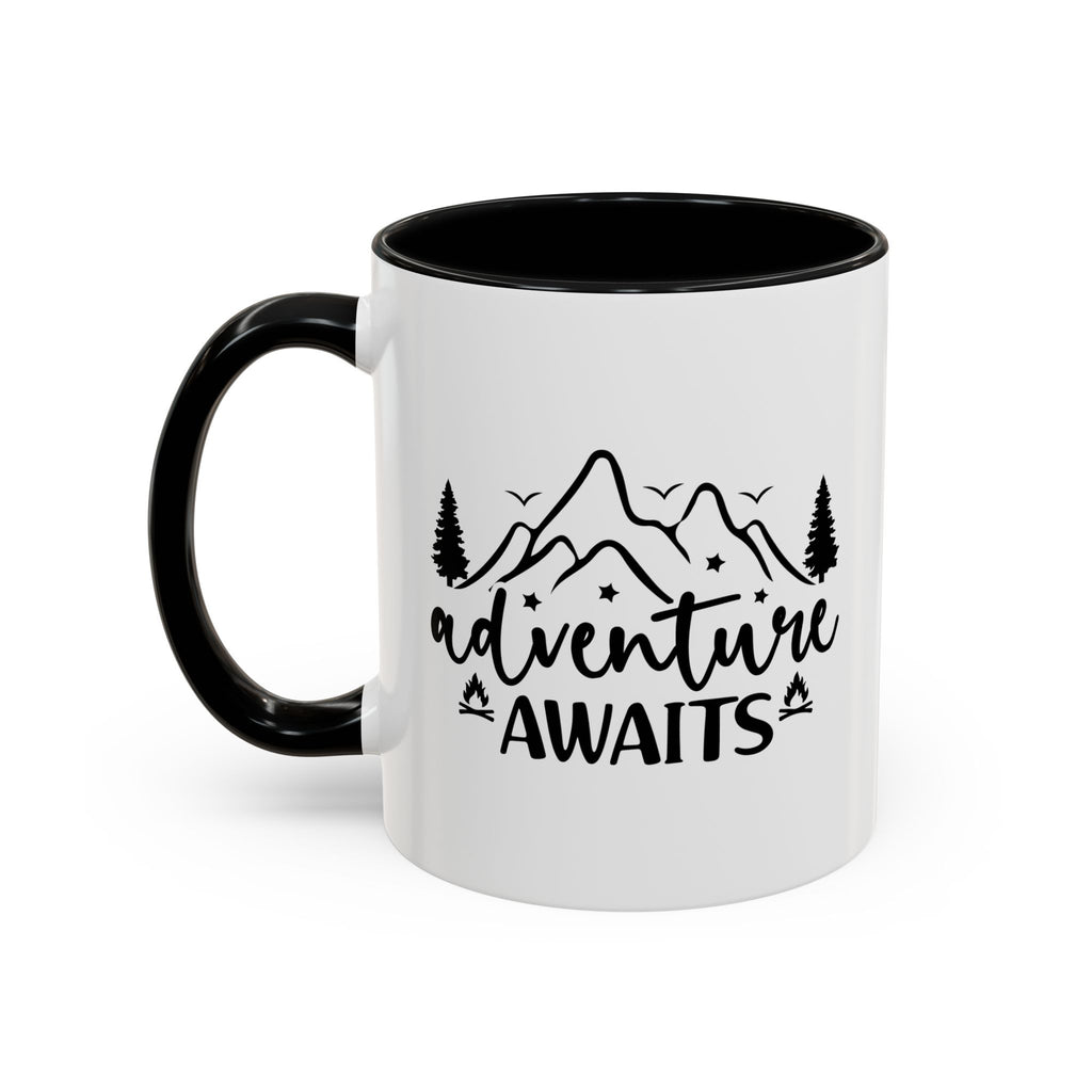 Adventure Awaits Coffee Mug — Mountain Travel 11/15oz Accent Mug