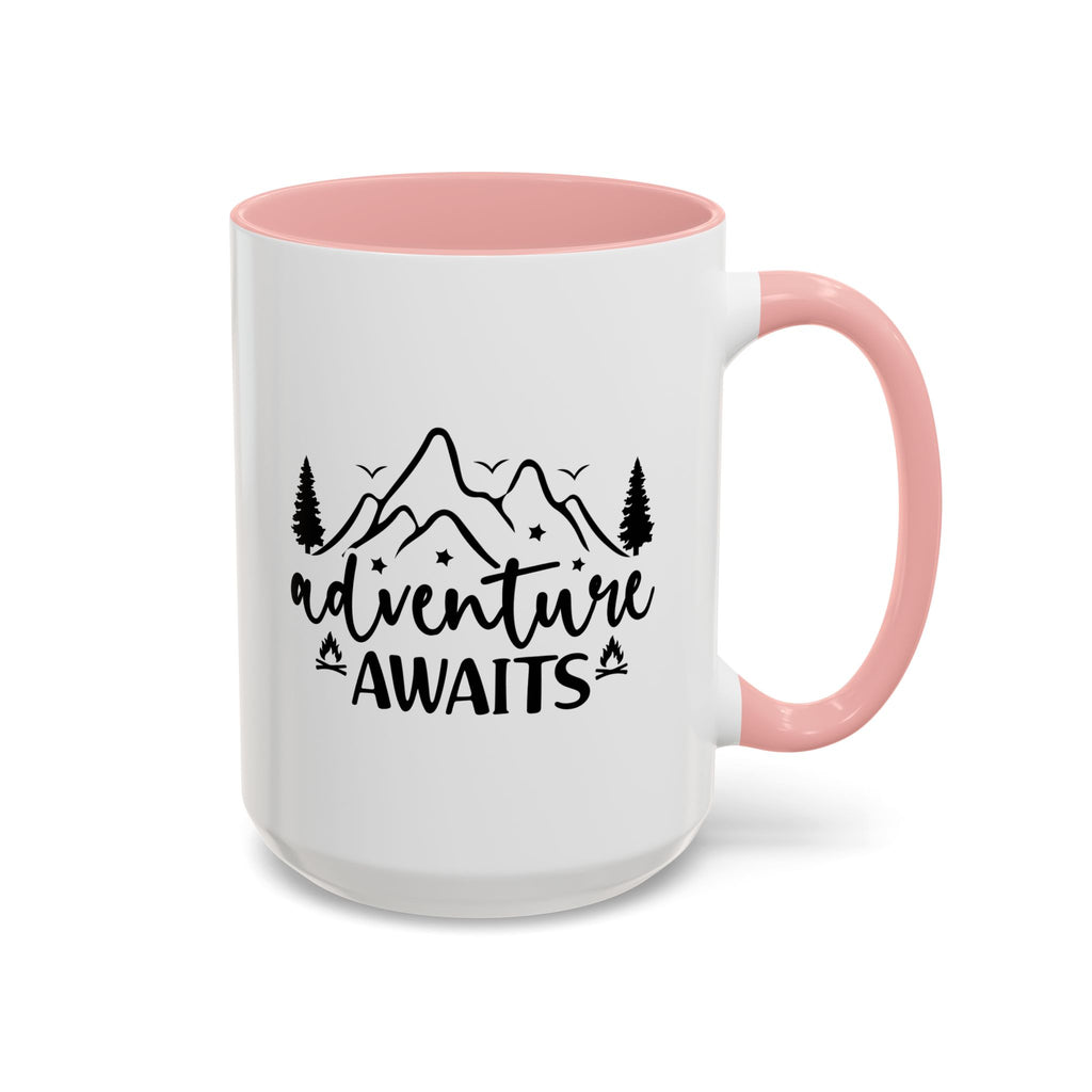 Adventure Awaits Coffee Mug — Mountain Travel 11/15oz Accent Mug