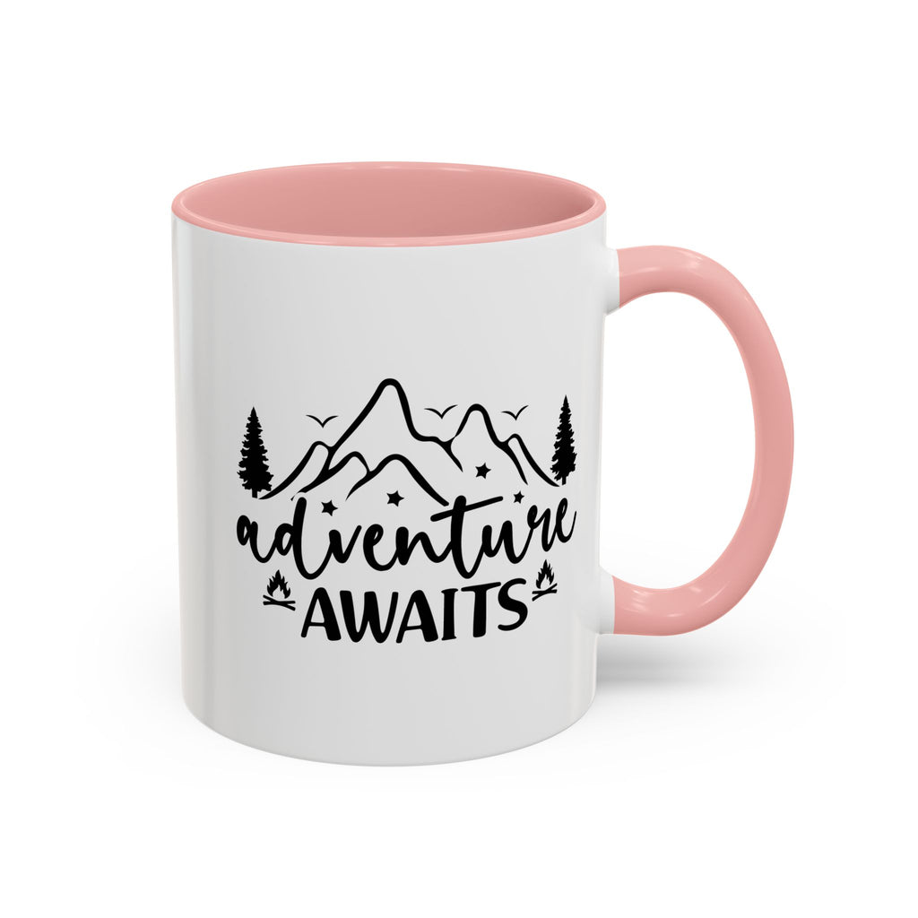 Adventure Awaits Coffee Mug — Mountain Travel 11/15oz Accent Mug