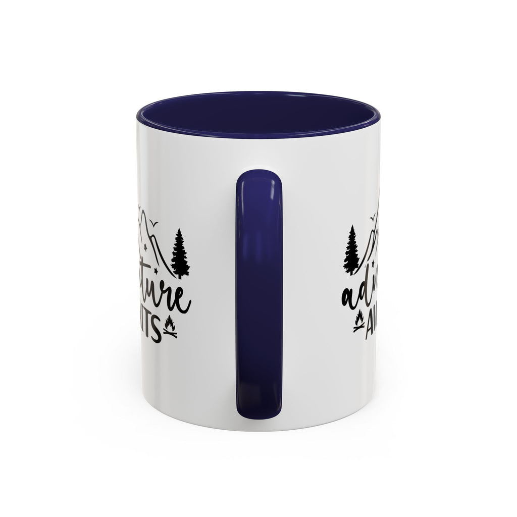 Adventure Awaits Coffee Mug — Mountain Travel 11/15oz Accent Mug