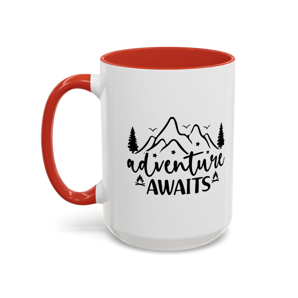 Adventure Awaits Coffee Mug — Mountain Travel 11/15oz Accent Mug