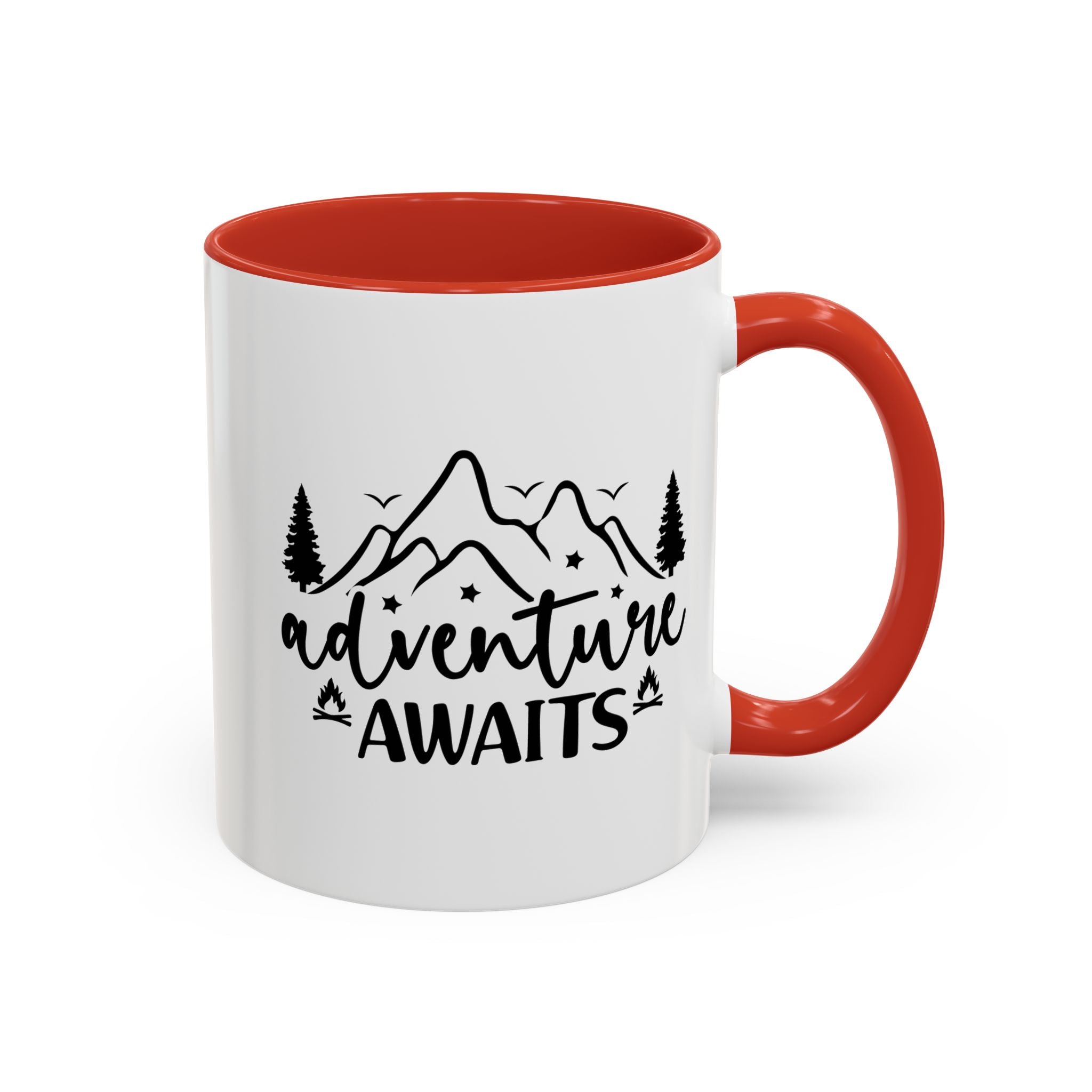 Adventure Awaits Coffee Mug — Mountain Travel 11/15oz Accent Mug