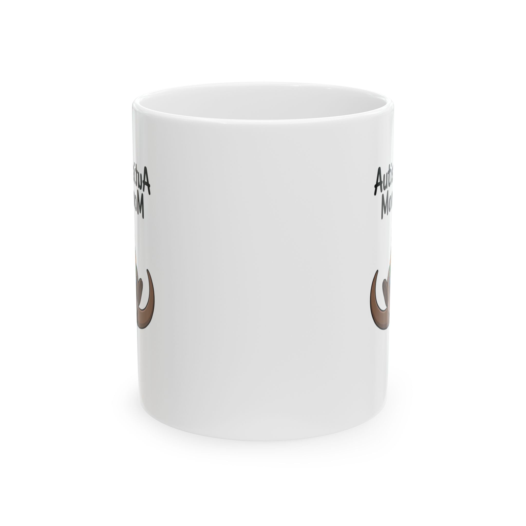 Autism Mom Ceramic Mug — 11oz & 15oz Coffee Cup for Proud Autism Moms