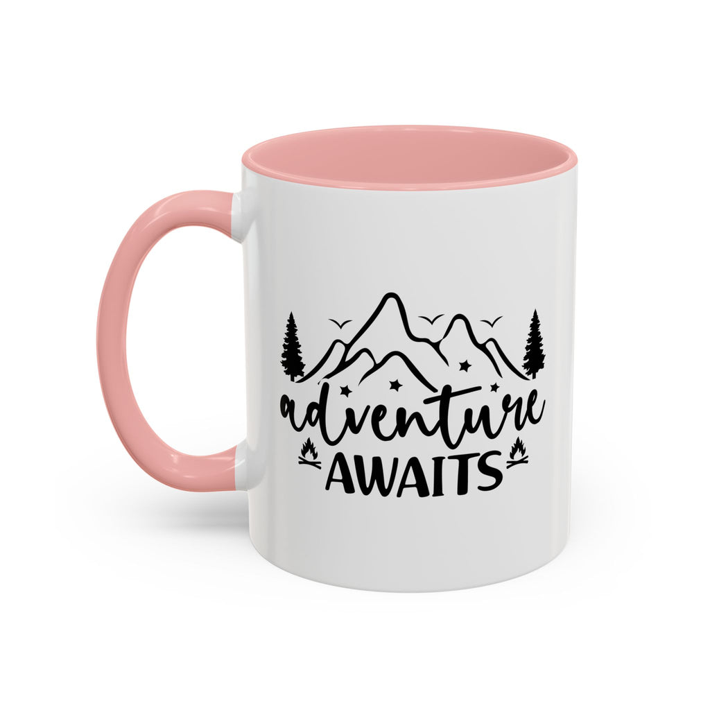 Adventure Awaits Coffee Mug — Mountain Travel 11/15oz Accent Mug