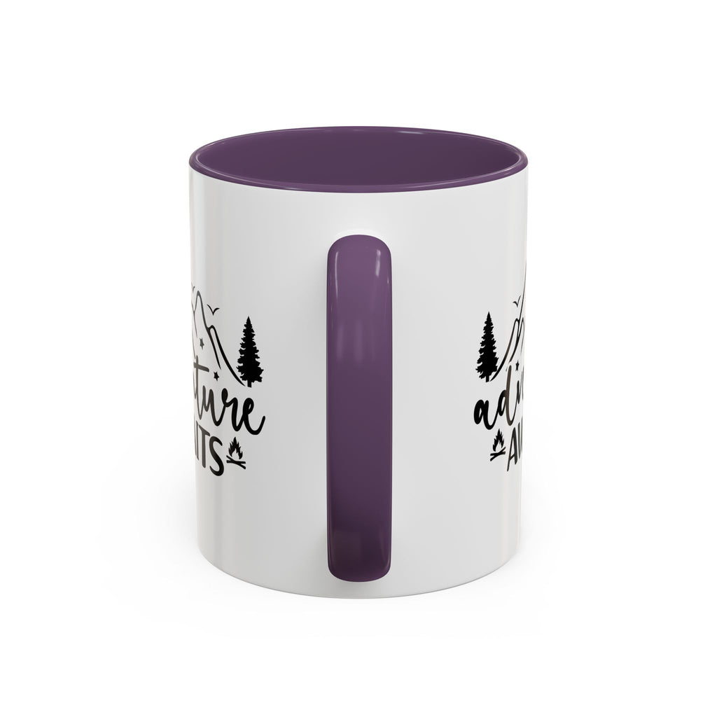 Adventure Awaits Coffee Mug — Mountain Travel 11/15oz Accent Mug