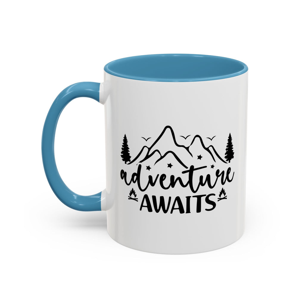 Adventure Awaits Coffee Mug — Mountain Travel 11/15oz Accent Mug
