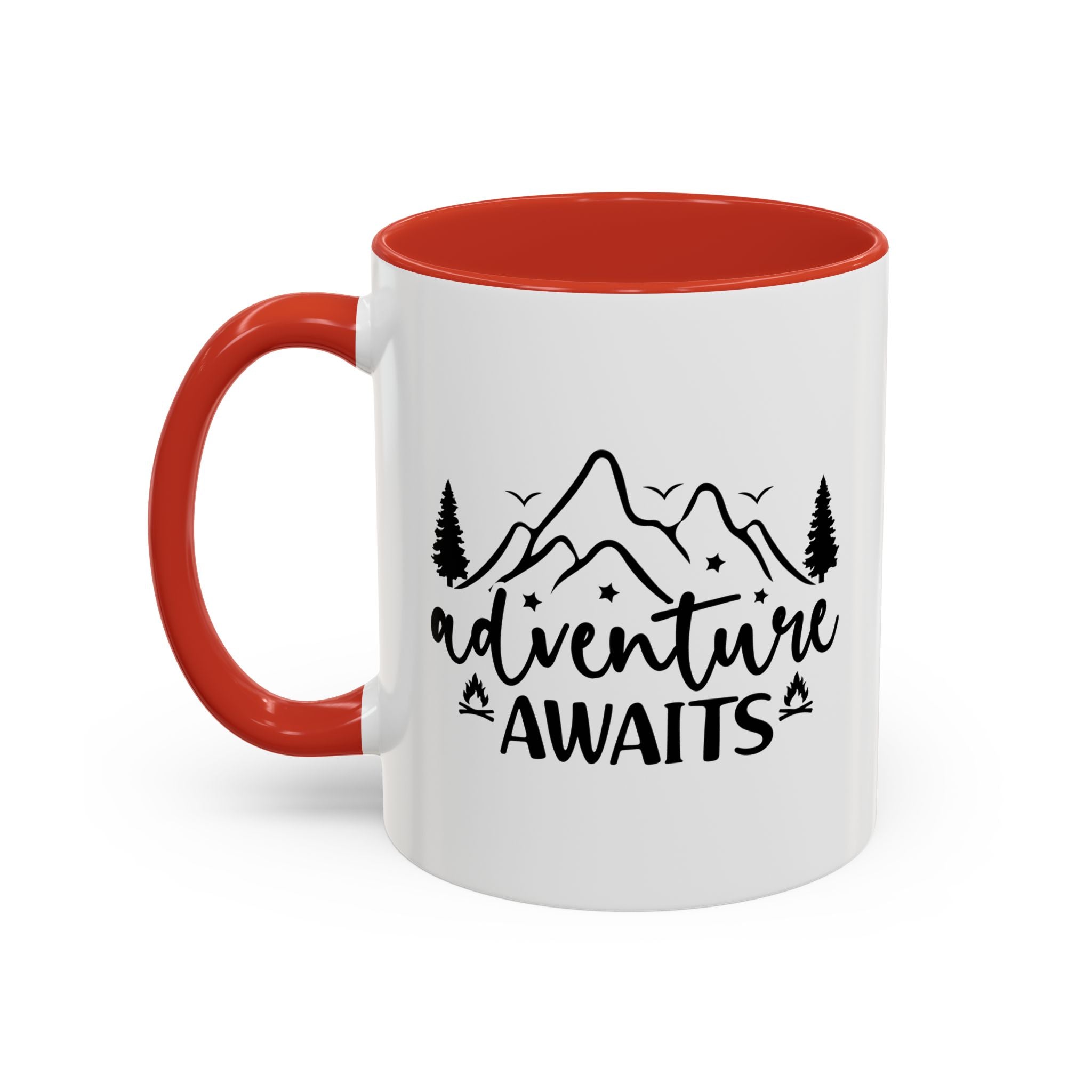Adventure Awaits Coffee Mug — Mountain Travel 11/15oz Accent Mug