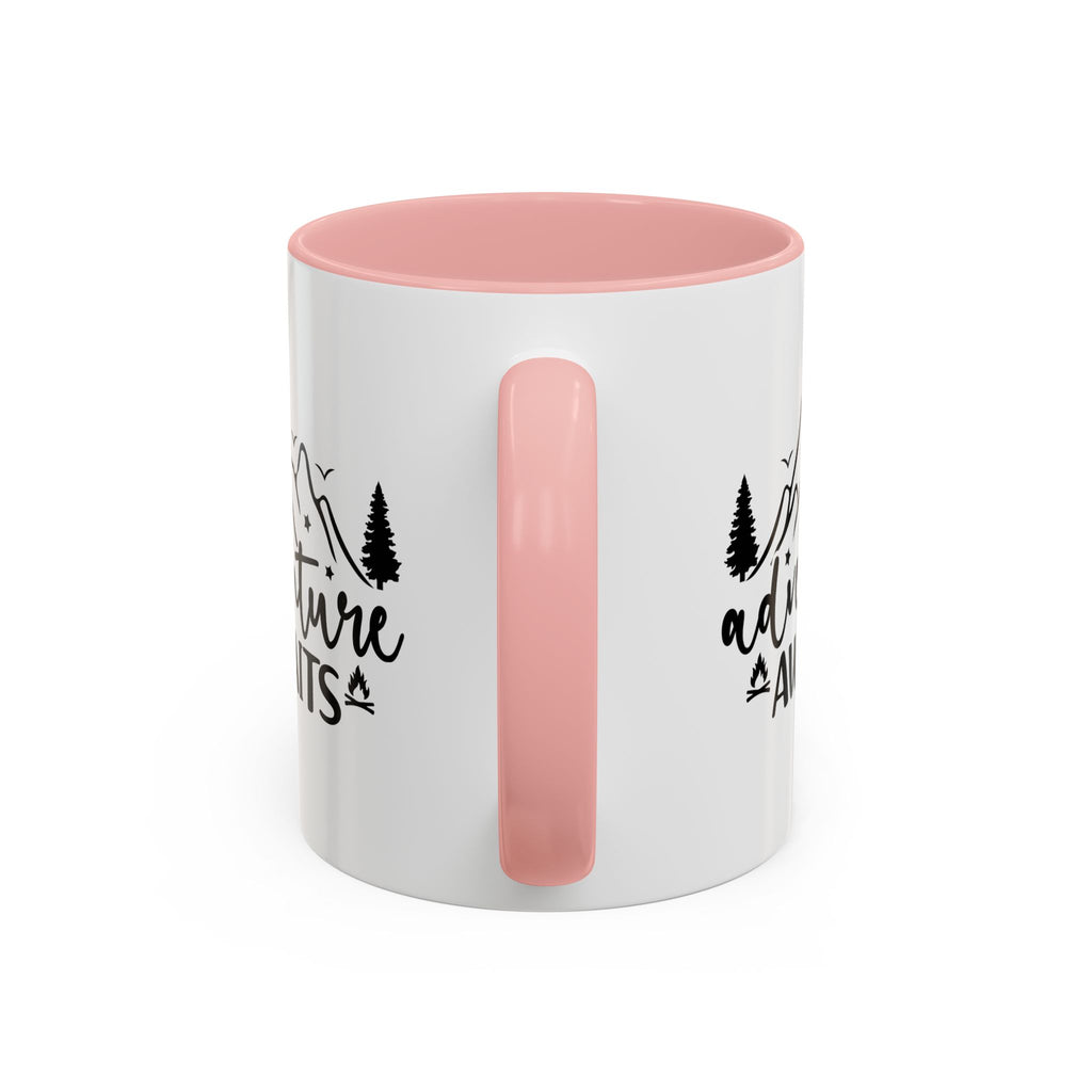 Adventure Awaits Coffee Mug — Mountain Travel 11/15oz Accent Mug