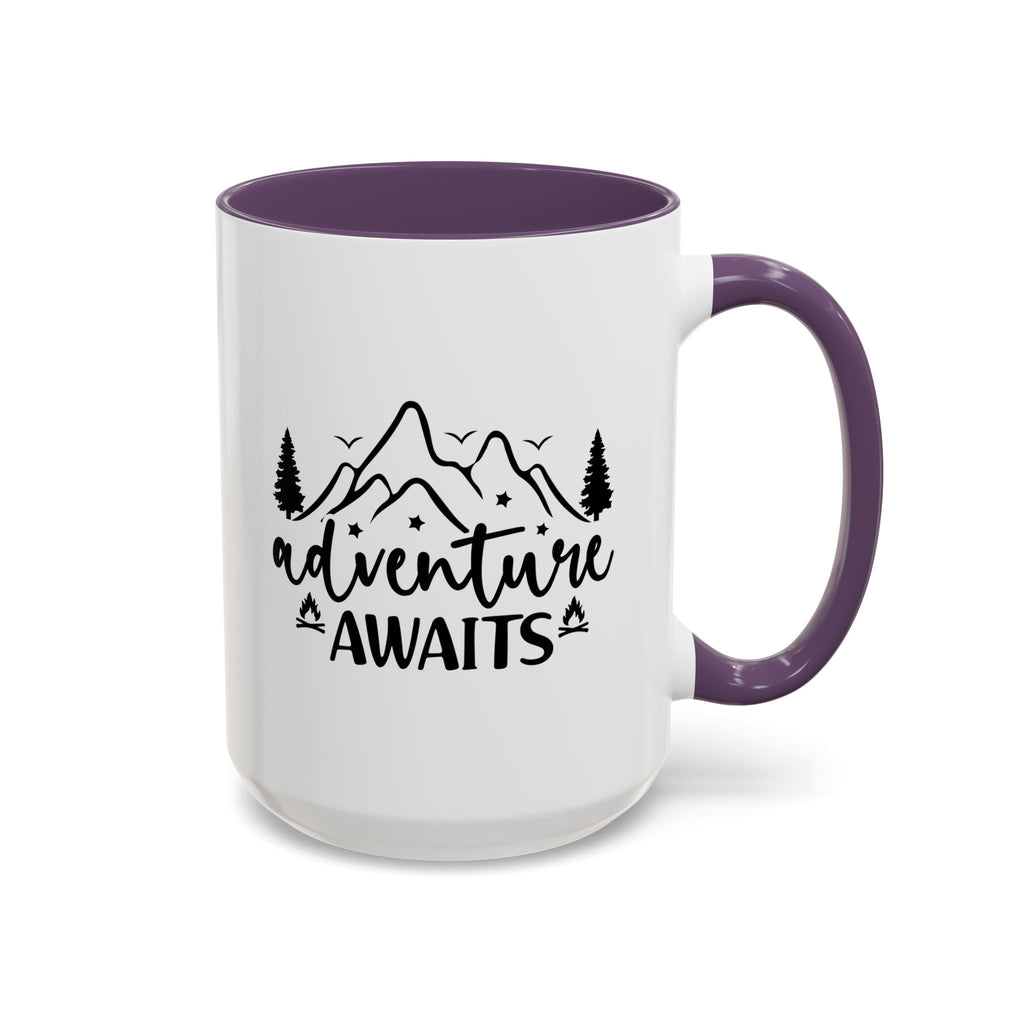 Adventure Awaits Coffee Mug — Mountain Travel 11/15oz Accent Mug